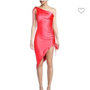 Amanda Uprichard Maryclare Dress in Fluro Pink size Small